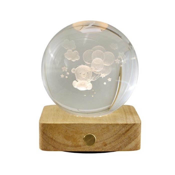 LAMPADA GLOBO ORSETTO GR. GIFTBOX 8X8X10